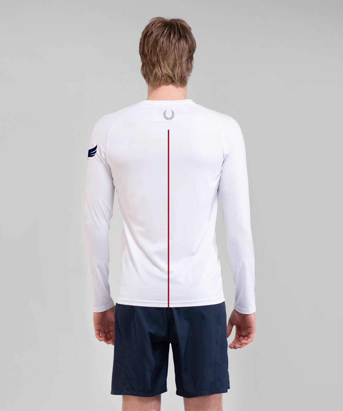 Men's Yarm School Base Layer LS - White