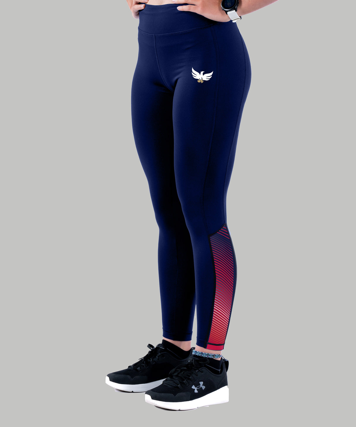 Women's Yarm School Streamline Tight - Navy
