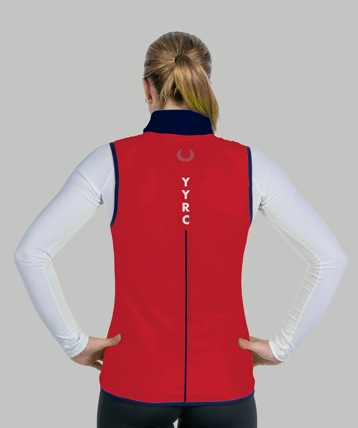Women's Yarra Yarra Rowing Club Stratus Vest - Navy/Red