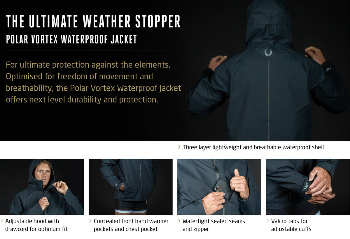 Men's Polar Vortex Waterproof Jacket - Black
