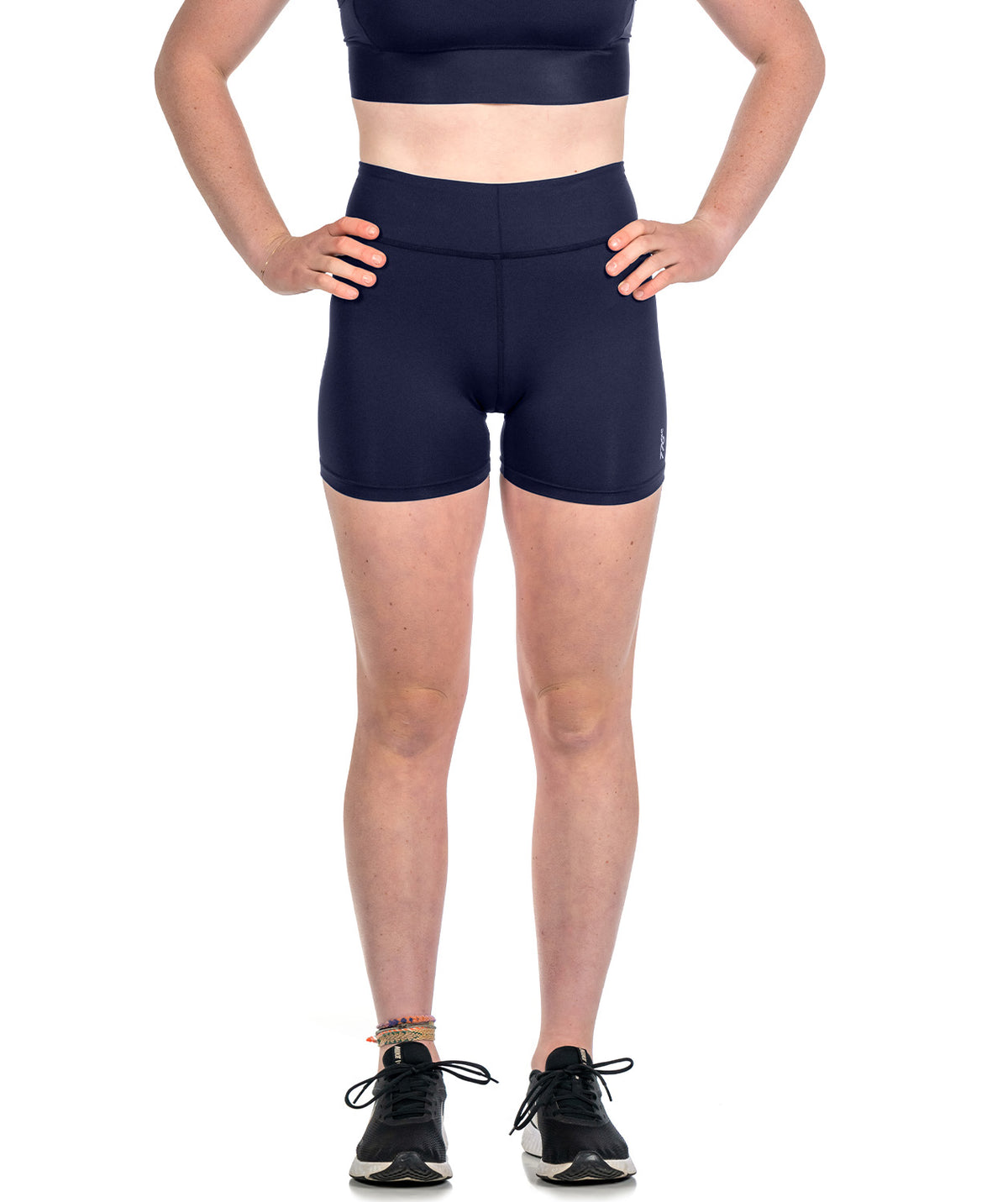 Women's Wreath Active Shorts Long - Navy